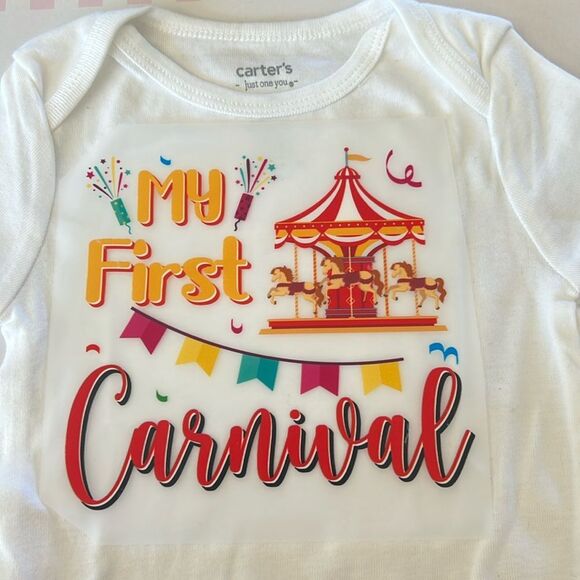 You pick size- made to order baby onesie my first
Carnival Day - Picture 1 of 1